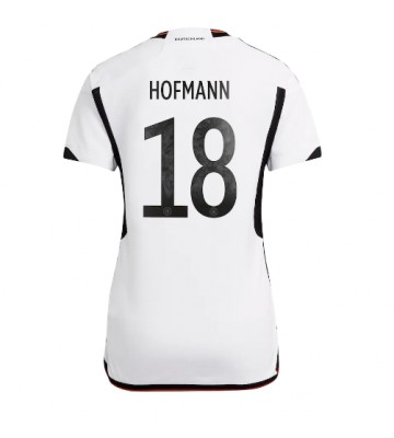 Germany Jonas Hofmann #18 Replica Home Stadium Shirt for Women World Cup 2022 Short Sleeve